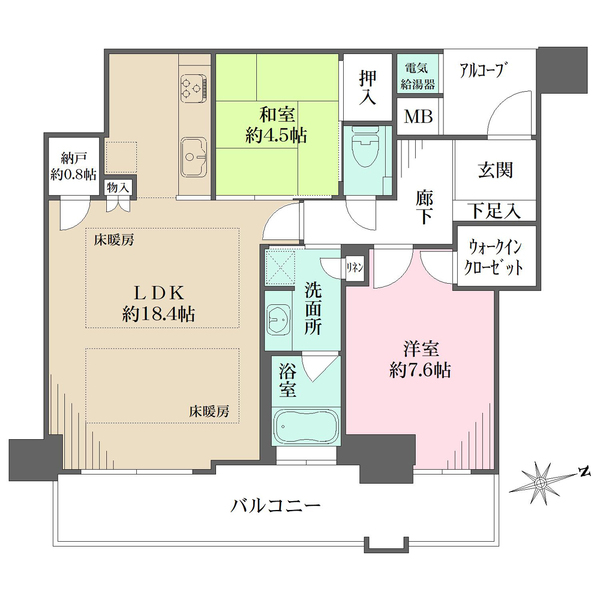 神戸ハーバータワーの間取図