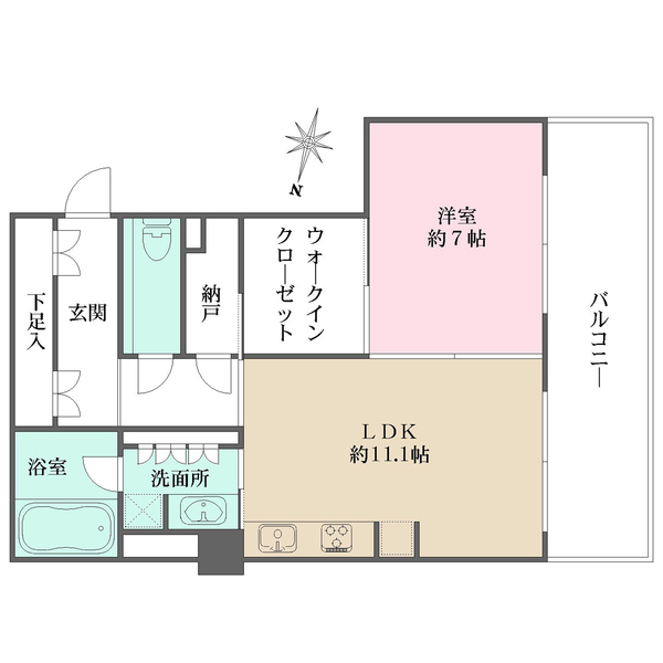 ザ・パークハウス神戸トアロードの間取図
