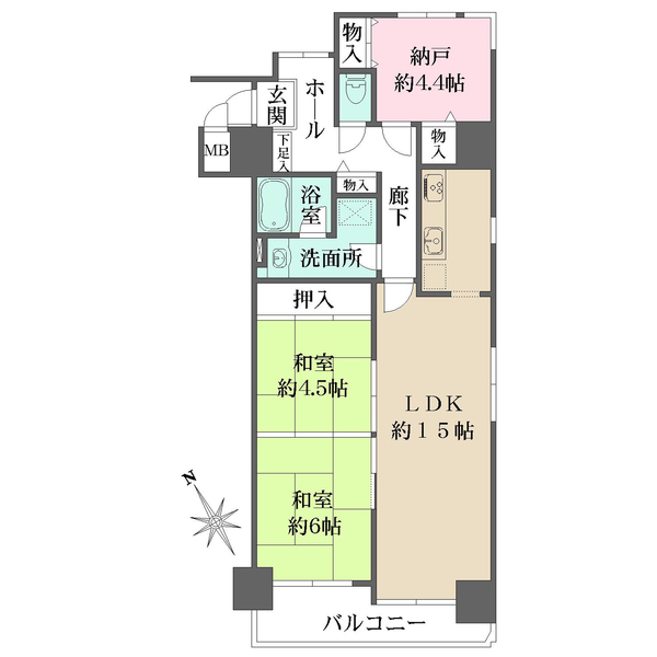グランドプラザ神戸パートIIの間取図