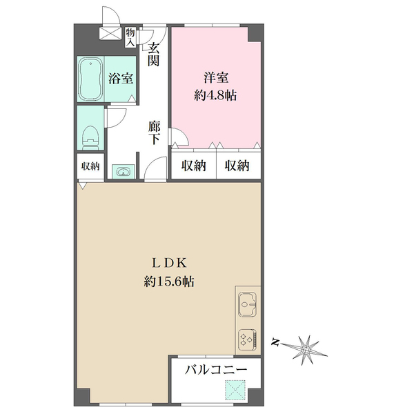 夢野ハイタウンの間取図