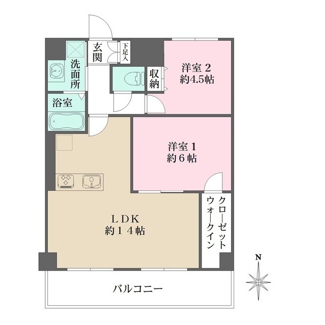 ＣＡＳＡ　Ａ－１の間取図