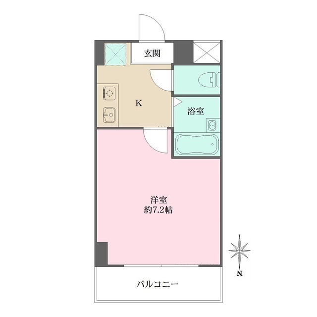 クレセント公光の間取図
