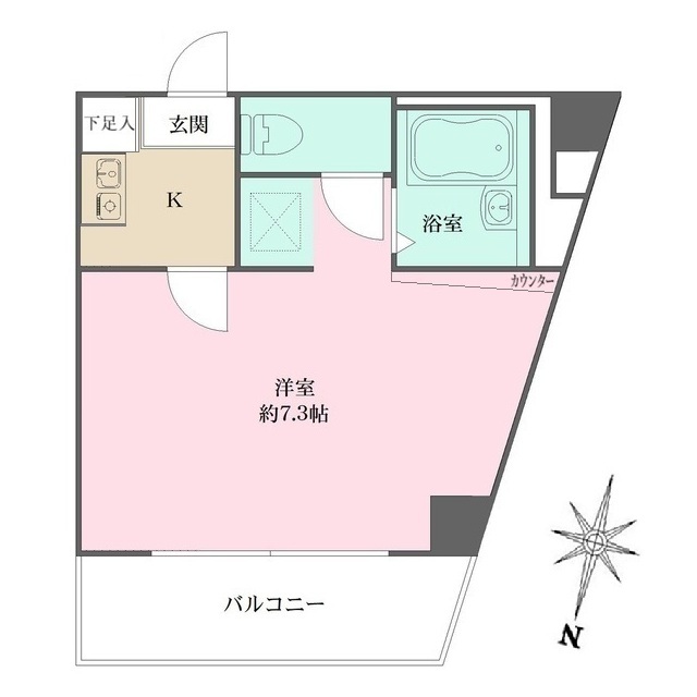 クレセント公光の間取図