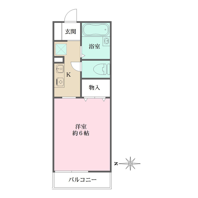 ジュネス仁川の間取図