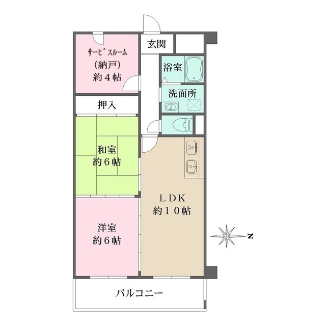 チェリーアベニュー夙川の間取図