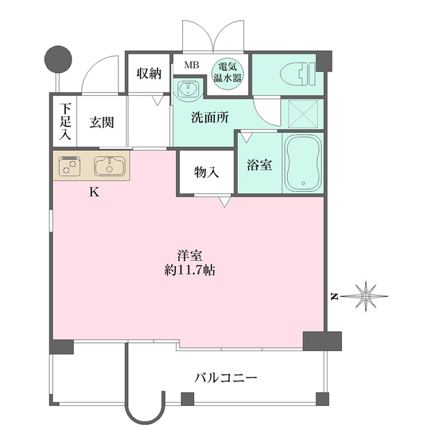 チェリービュウ芦屋川の間取図