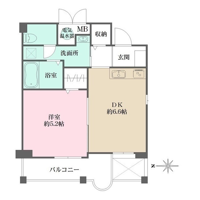チェリービュウ芦屋川の間取図