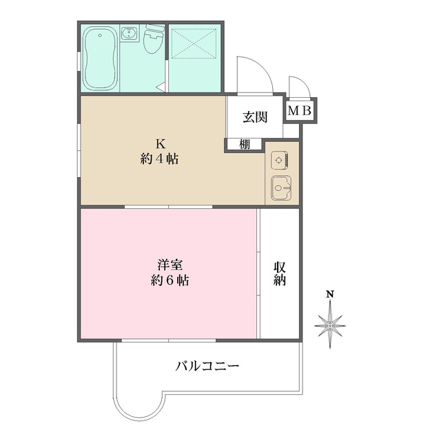 パレラフィネ甲子園口の間取図