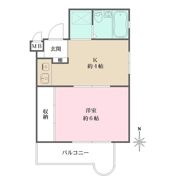 パレラフィネ甲子園口の間取図
