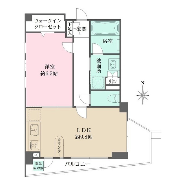 麓Ａｓｈｉｙａの間取図