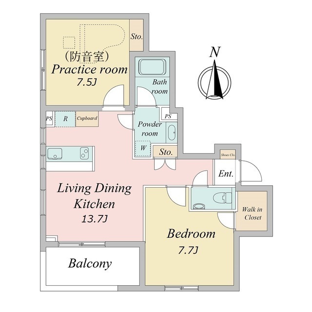 Villa　Musica西宮北口の間取図