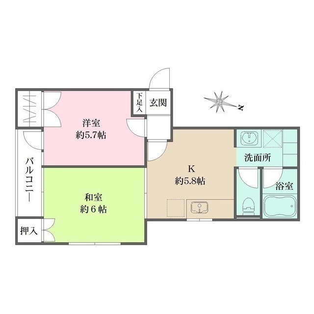 ル・ボアＩの間取図