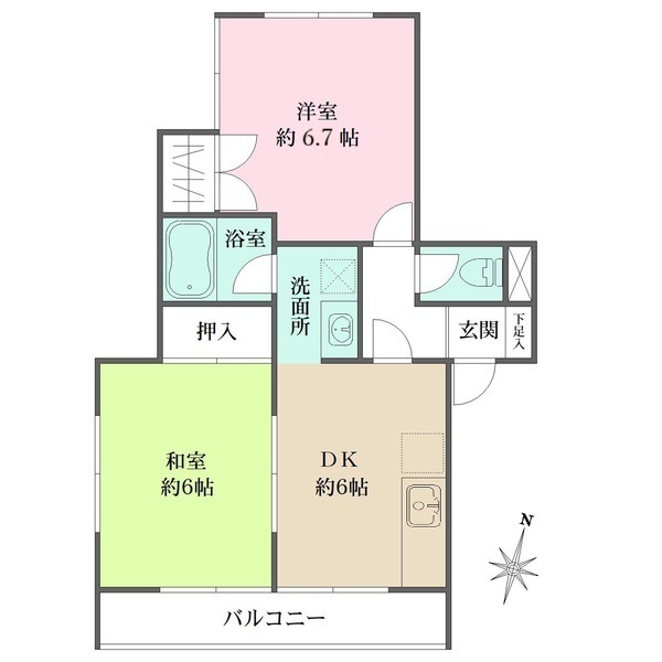ル・ボアＩの間取図