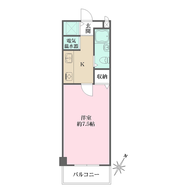 ラウムズ東園田の間取図
