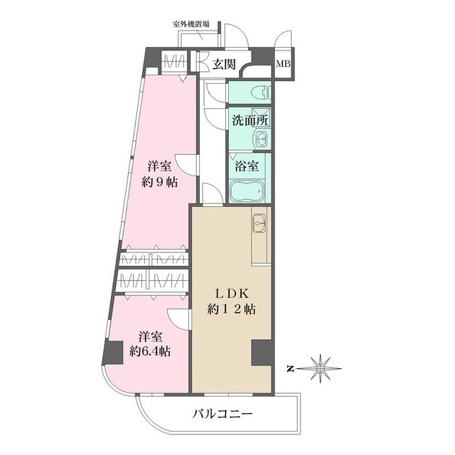 大倉山プレイスの間取図