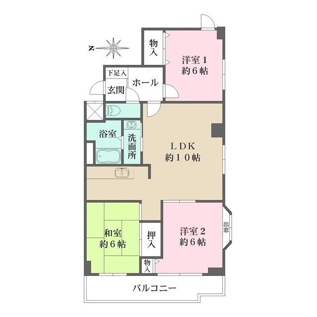 カサフィレンツェの間取図