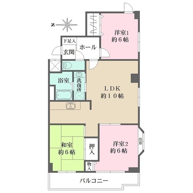 カサフィレンツェの間取図