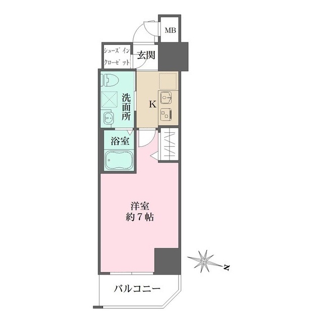 グルーブAriaトアロードの間取図