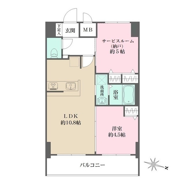 グルーブAriaトアロードの間取図