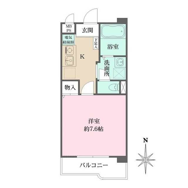 シャンブル仁左衛門の間取図