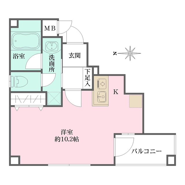 STRAUSS六甲の間取図