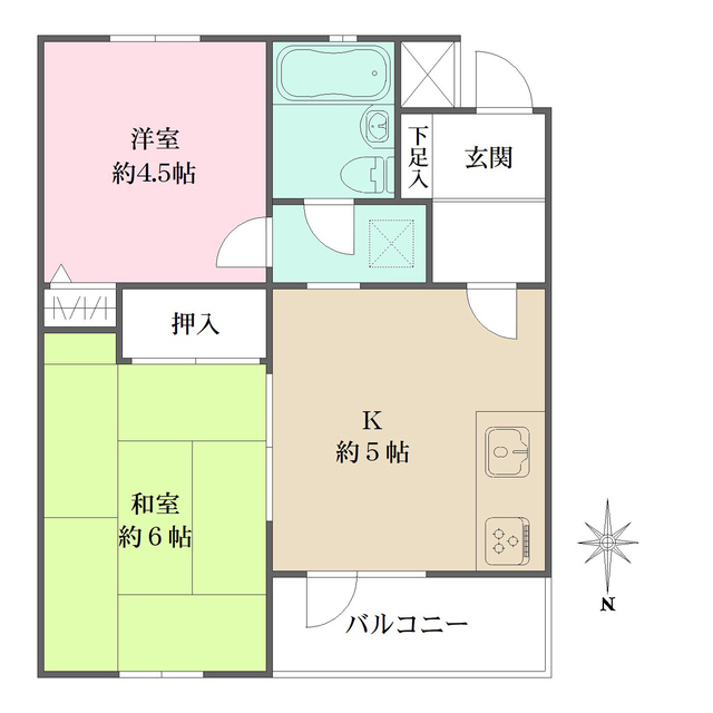 東灘本庄町アーバンコンフォートの間取図