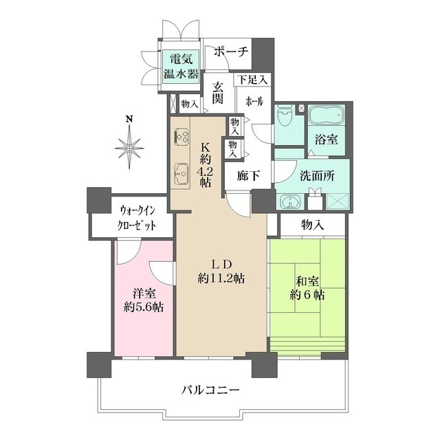 ビュータワー住吉館の間取図