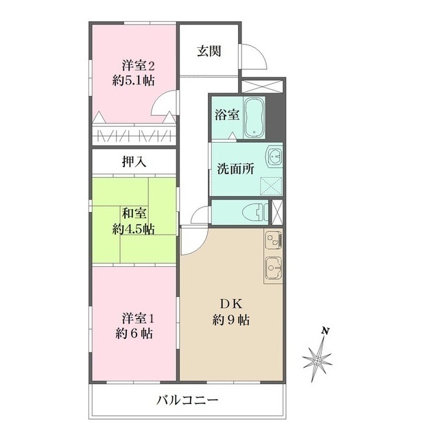 フェニックス本山の間取図