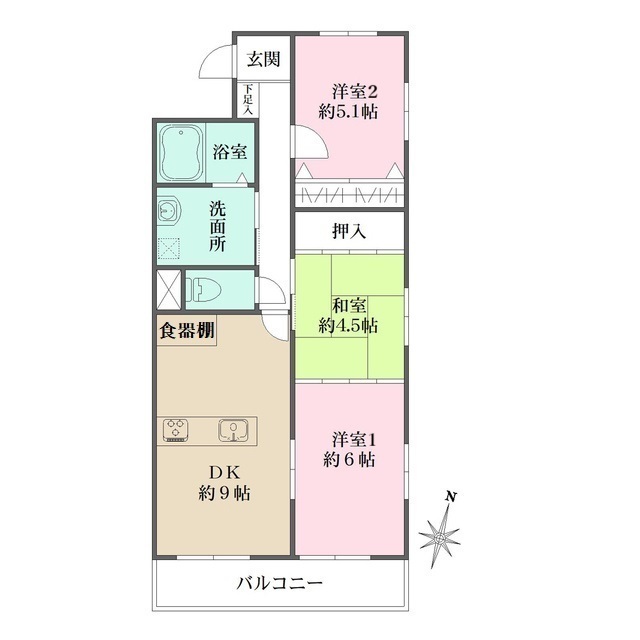 フェニックス本山の間取図
