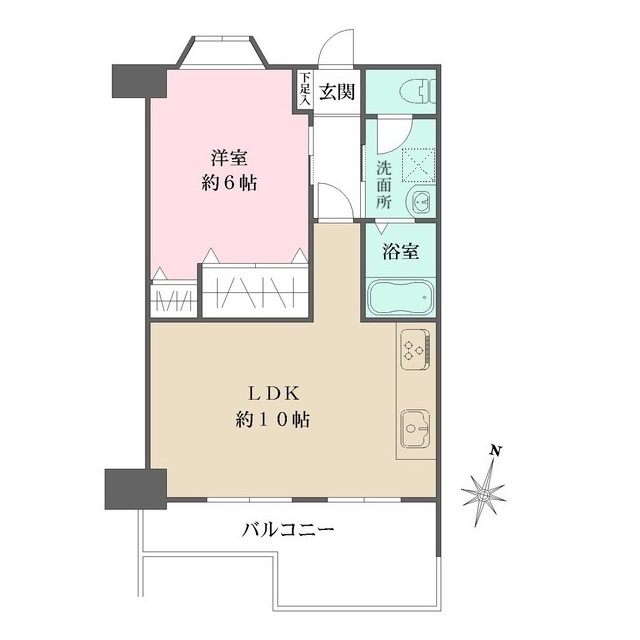 フォルザ住吉の間取図