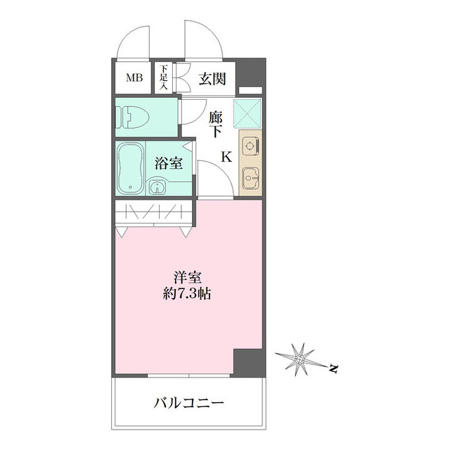 アルシュ住吉の間取図