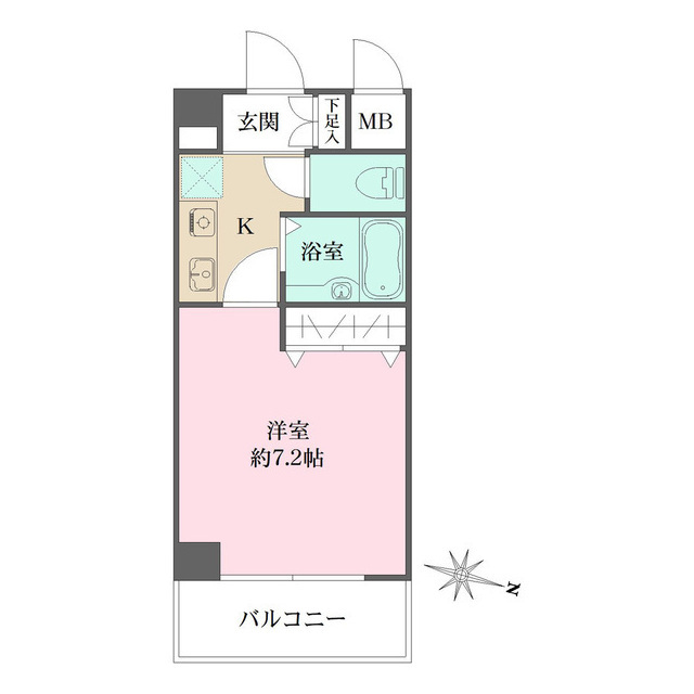 アルシュ住吉の間取図