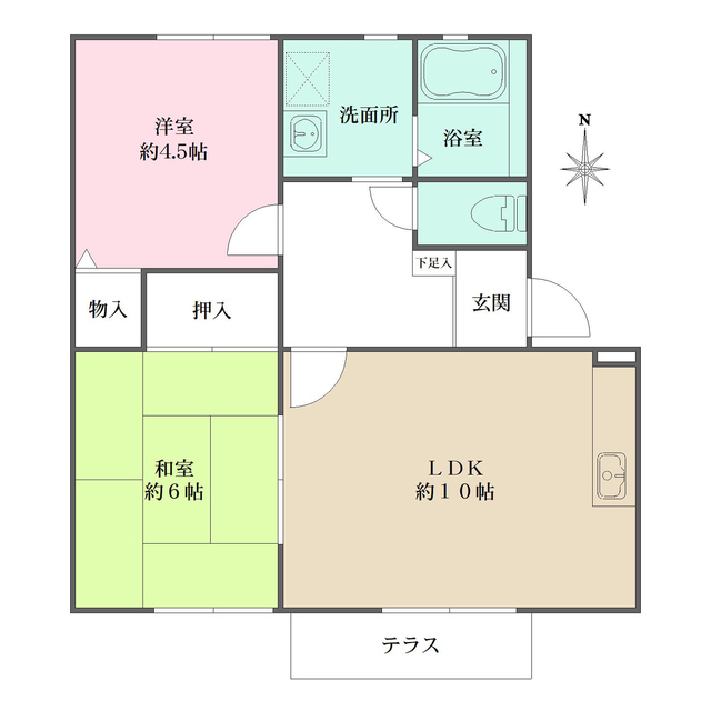 コニー行幸の間取図
