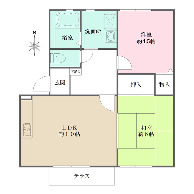 コニー行幸の間取図