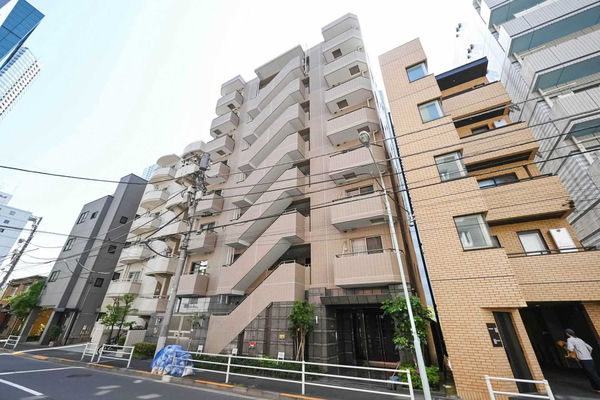 パレステュディオ勝どきリバーサイドの外観