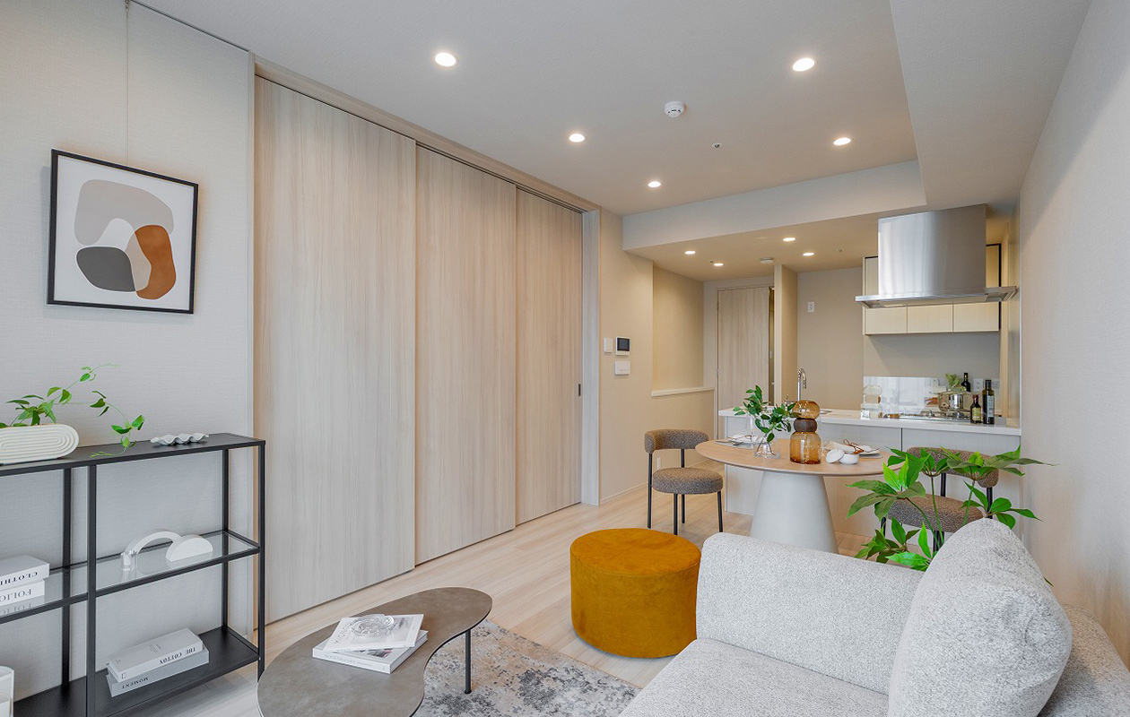 Living Dining Kitchen
