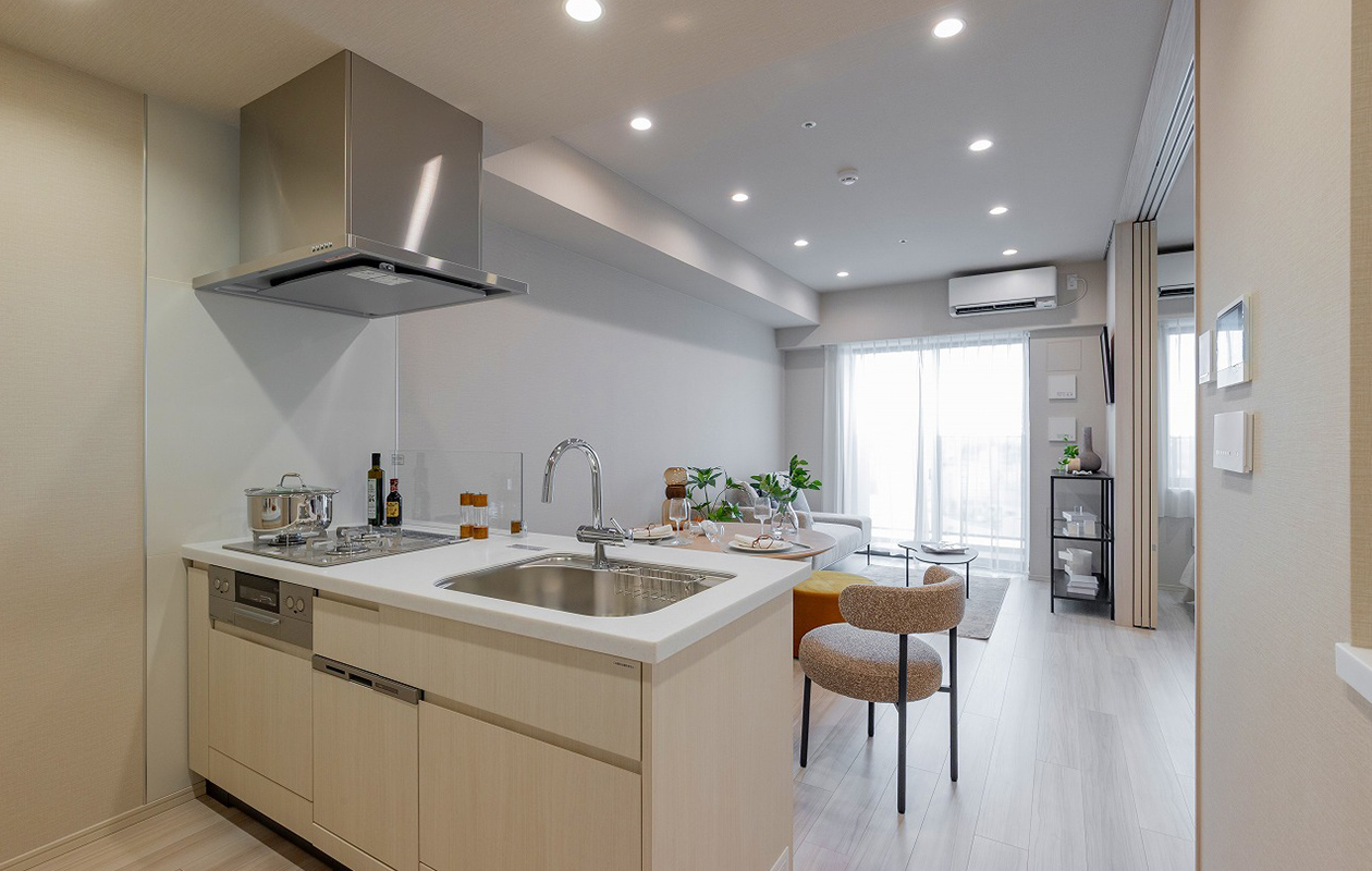 Living Dining Kitchen