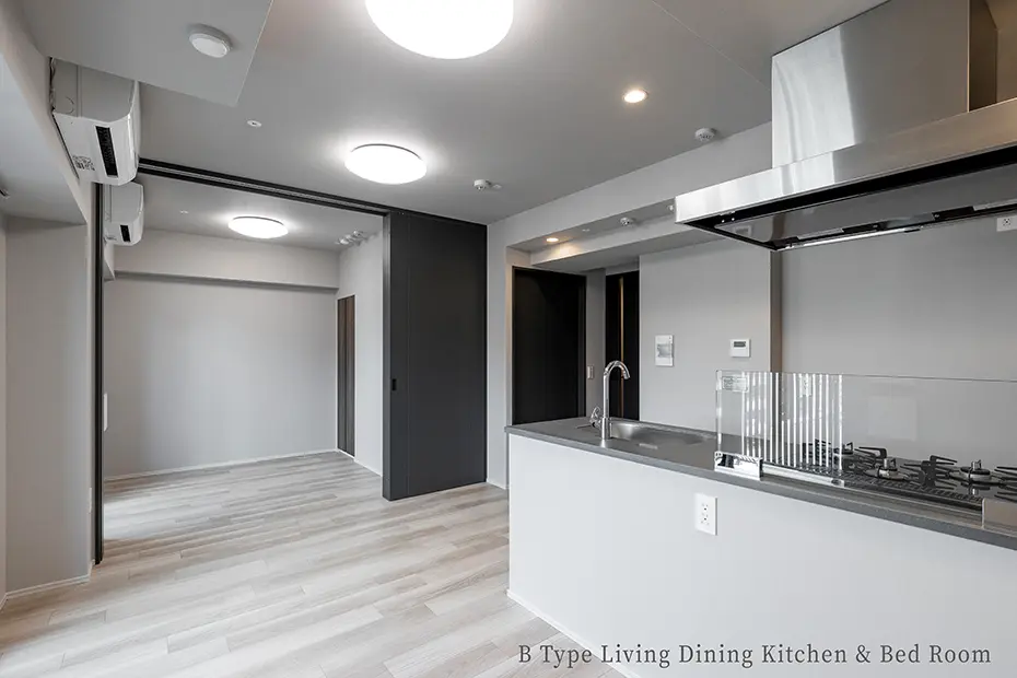 B Type Dining Kitchen & Bed Room