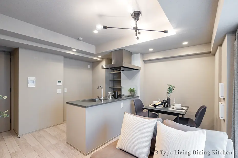 B Type Living Dining Kitchen