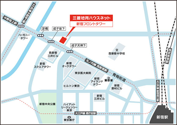 ソリューション営業部営業第一グループ案内図