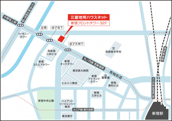 ソリューション営業部営業第二グループ案内図