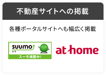 不動産サイトへの掲載
